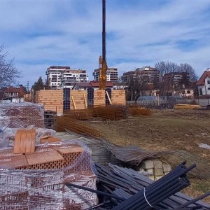 [I etap] Postępy prac budowlanych - Szeregówki Nowowiejska